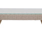 Garden Lounge Set with Table 4 Seater VITTORIA PE Rattan Grey