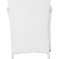 Set of 2 Garden Chairs with Cushions ITALY PE Rattan White