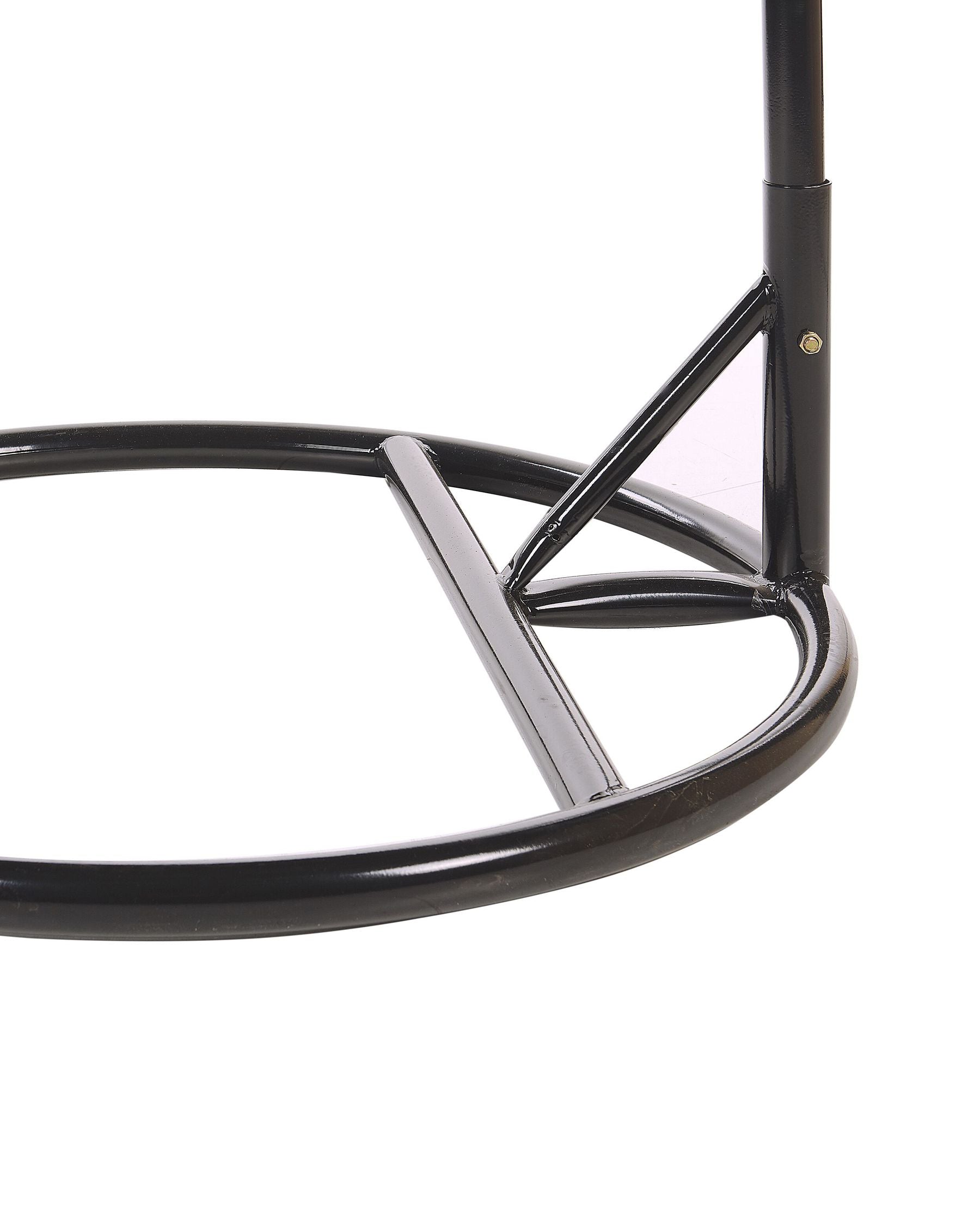 Hanging Chair with Stand CASOLI PE Rattan Grey