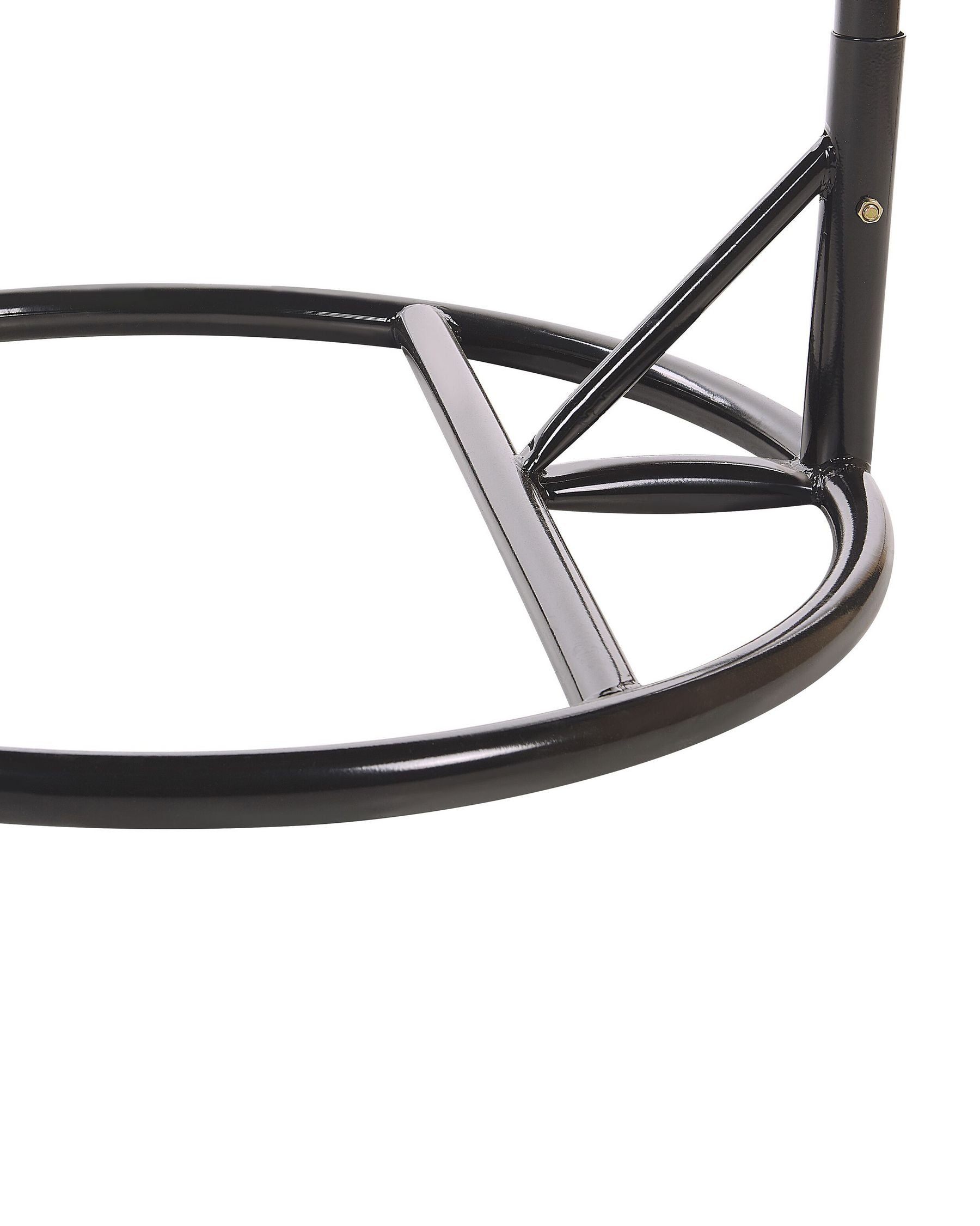 Hanging Chair with Stand TOLLO PE Rattan Grey