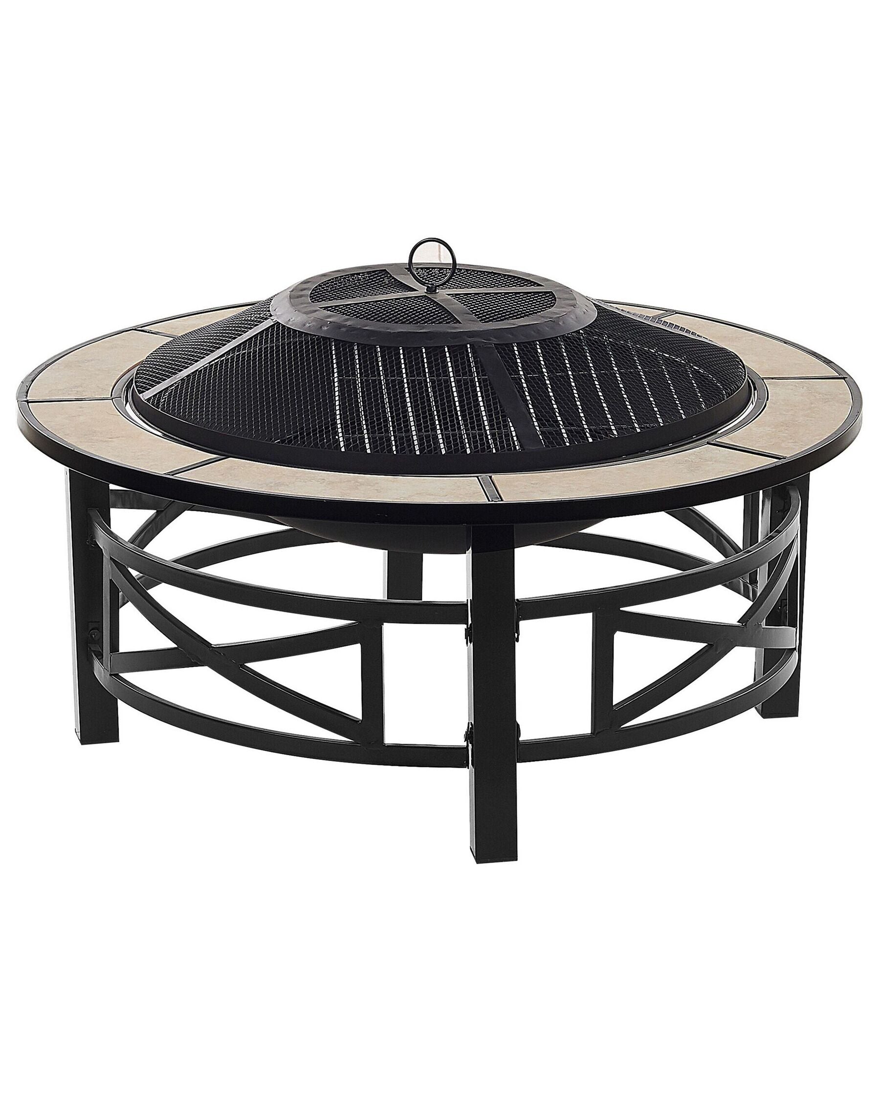 Garden Lounge Set with Table 8 Seater MAESTRO Modular PE Rattan Taupe