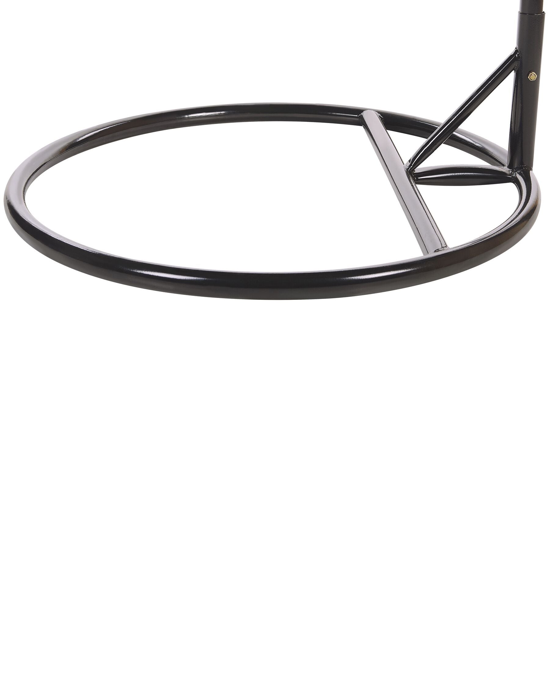 Hanging Chair with Stand PINETO PE Rattan Natural