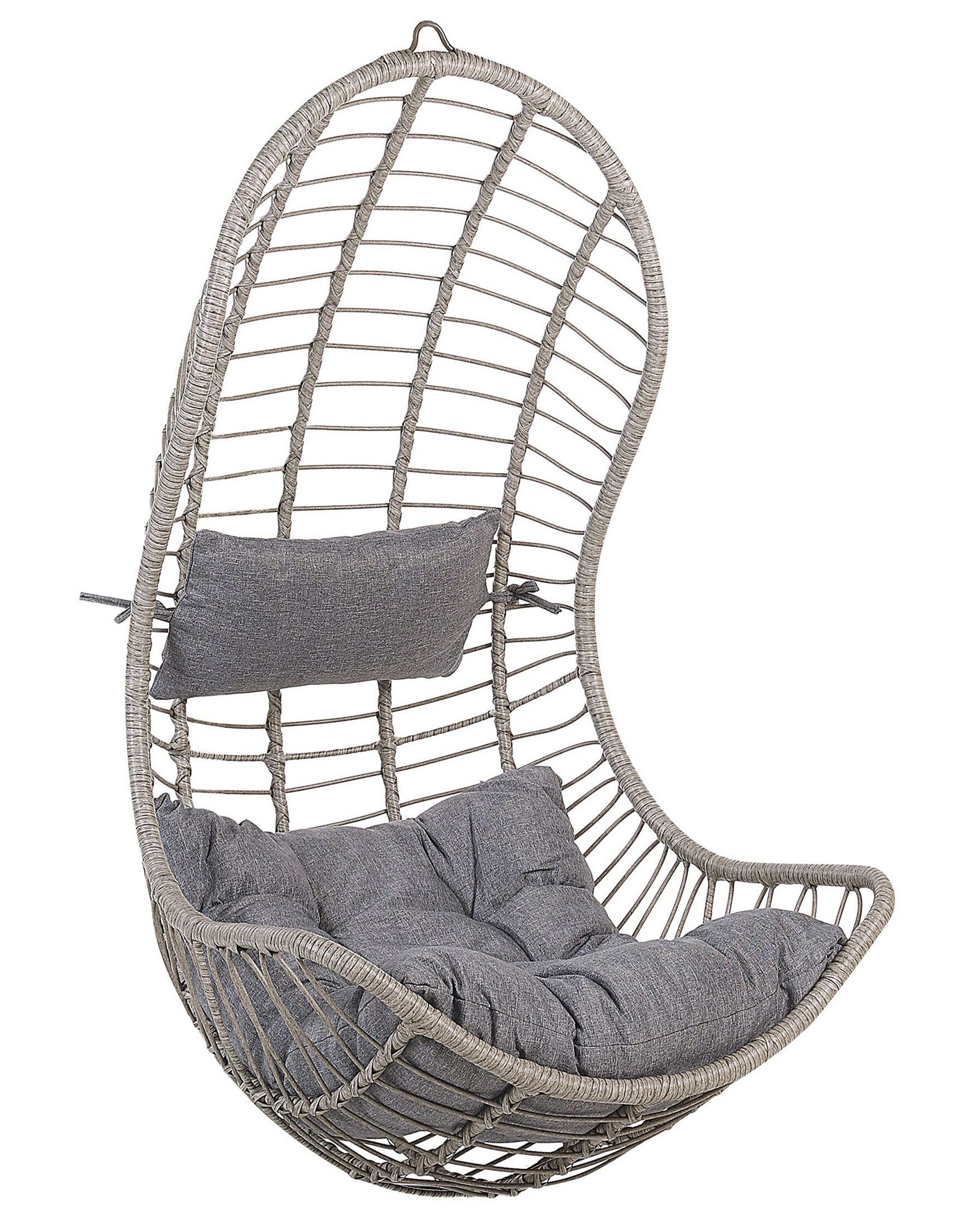 Hanging Chair PINETO PE Rattan Grey