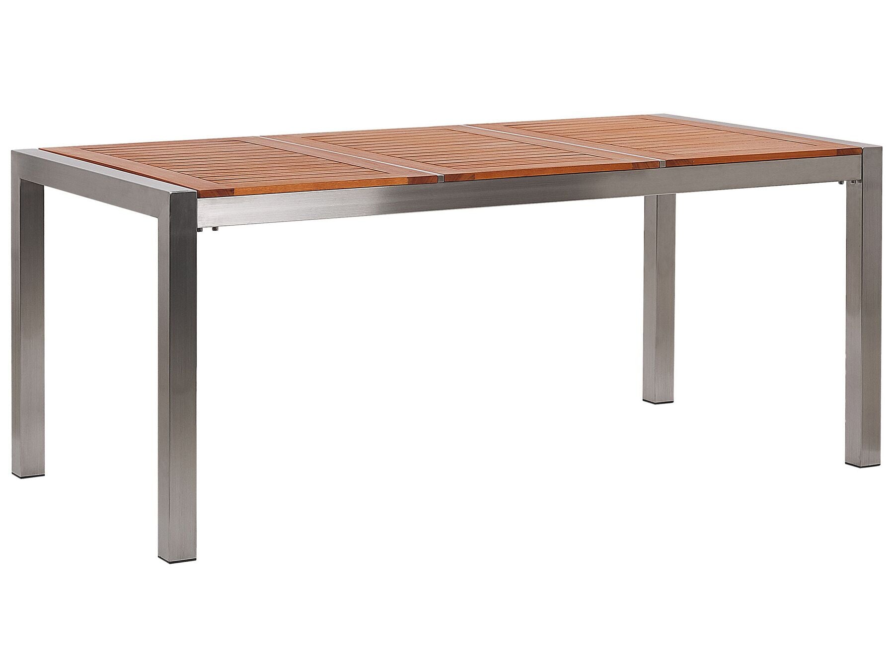 Garden Dining Set 6 Seater GROSSETO Eucalyptus Wood Brown/ Grey