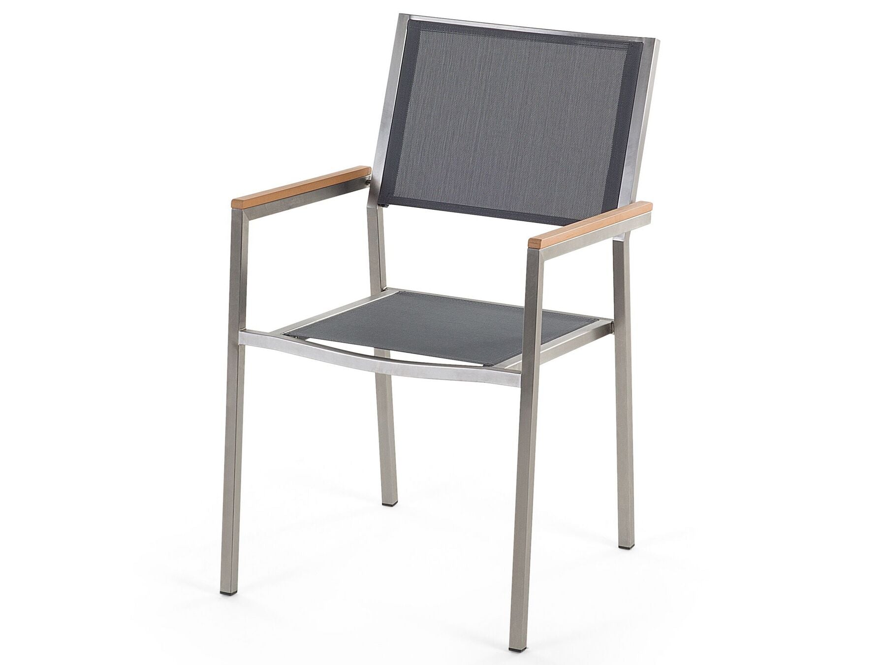 Garden Dining Set 6 Seater GROSSETO Eucalyptus Wood Brown/ Grey