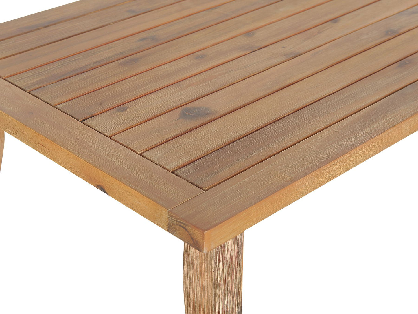 Garden Lounge Set with Table 4 Seater MERANO Acacia Wood Grey