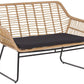 Garden Lounge Set with Table 4 Seater MINORI PE Rattan Beige