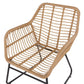 Garden Lounge Set with Table 4 Seater MINORI PE Rattan Beige