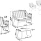 Garden Lounge Set with Table 4 Seater MINORI PE Rattan Beige