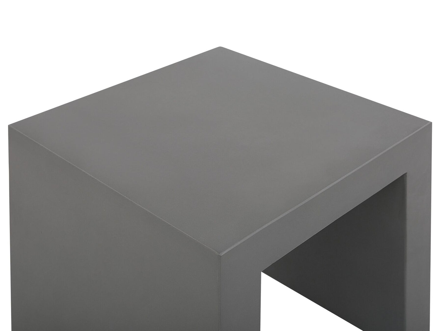Garden Dining Set with Stools 6 Seater TARANTO Concrete Grey