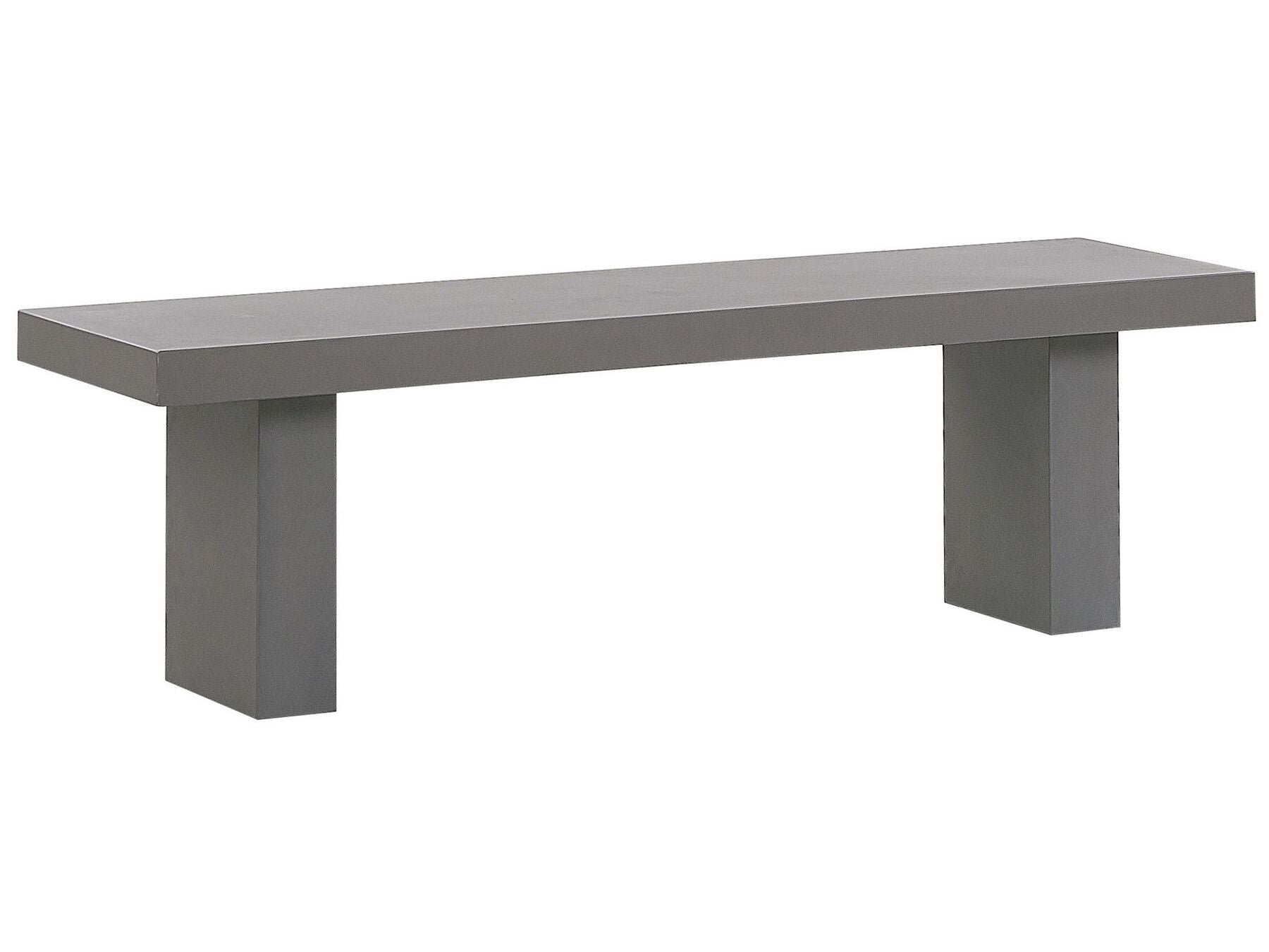 Garden Dining Set with Benches 4 Seater TARANTO Concrete Grey
