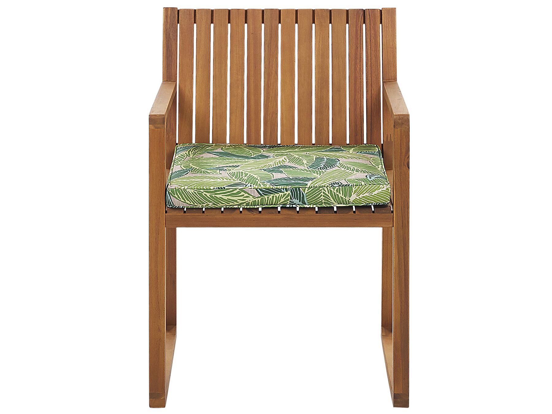 Garden Dining Set 8 Seater SASSARI with Cushions Acacia Wood Green