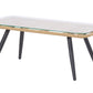 Garden Lounge Set with Table 4 Seater FOBELLO PE Rattan Beige