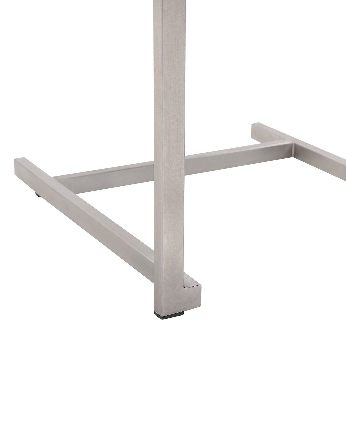 Set of 2 Garden Chairs COSOLETO Stainless Steel Beige