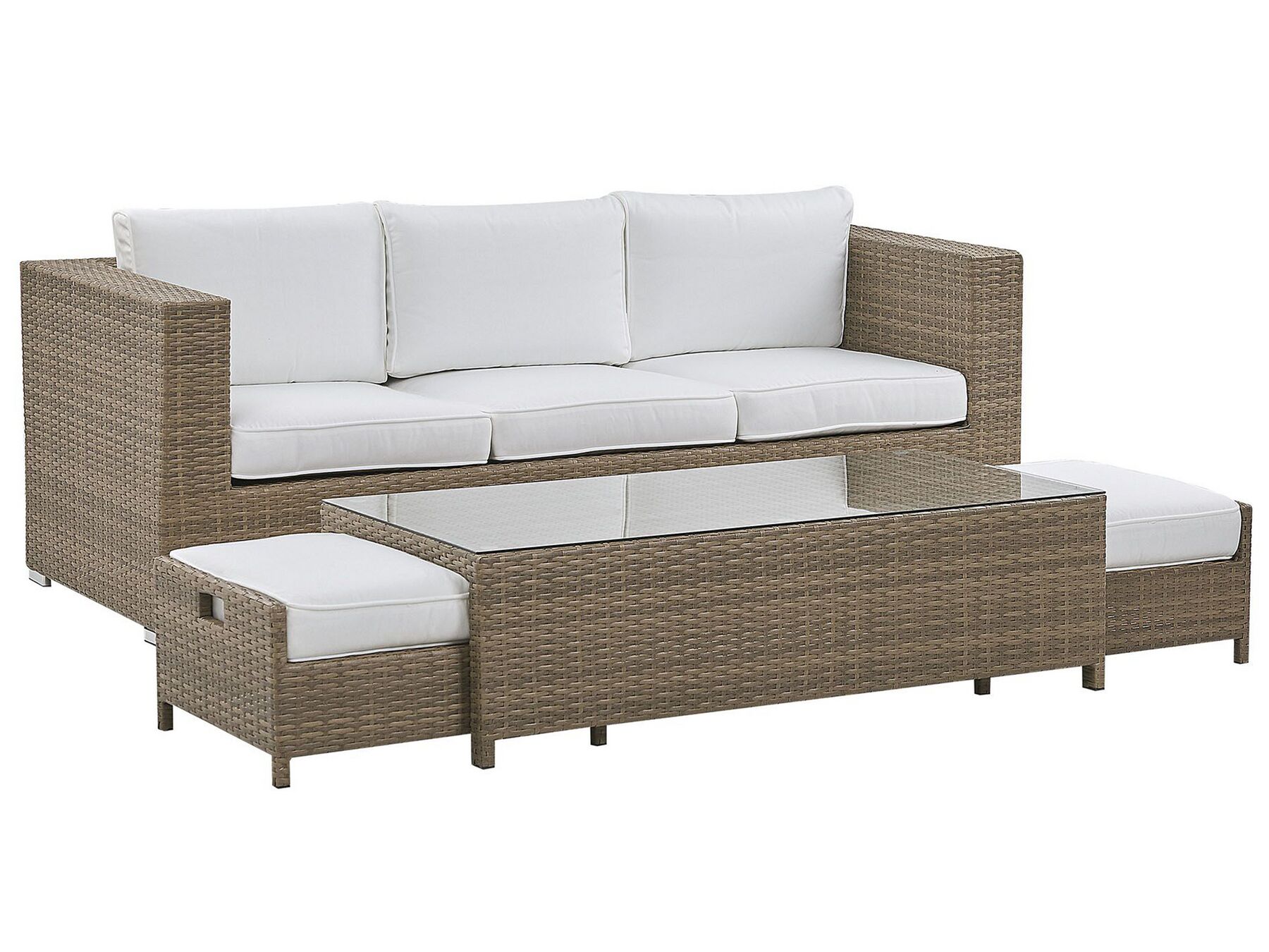 garden sofa 2 seater susua rattan natural