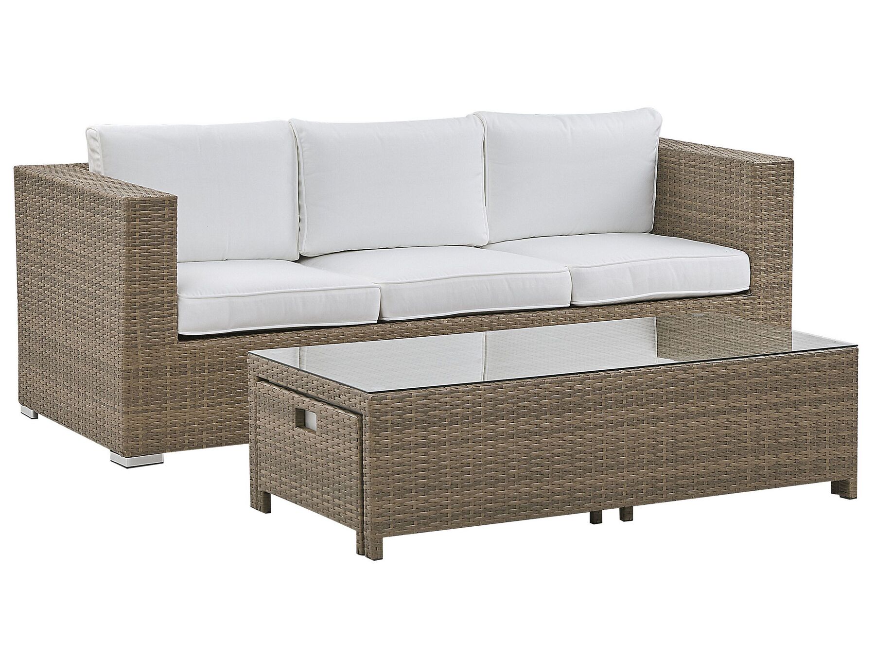 garden sofa 2 seater susua rattan natural