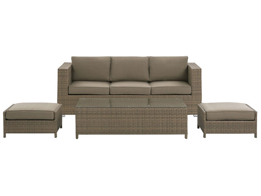 garden sofa 2 seater susua rattan natural