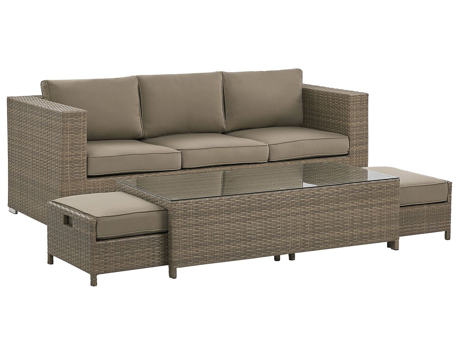 garden sofa 2 seater susua rattan natural