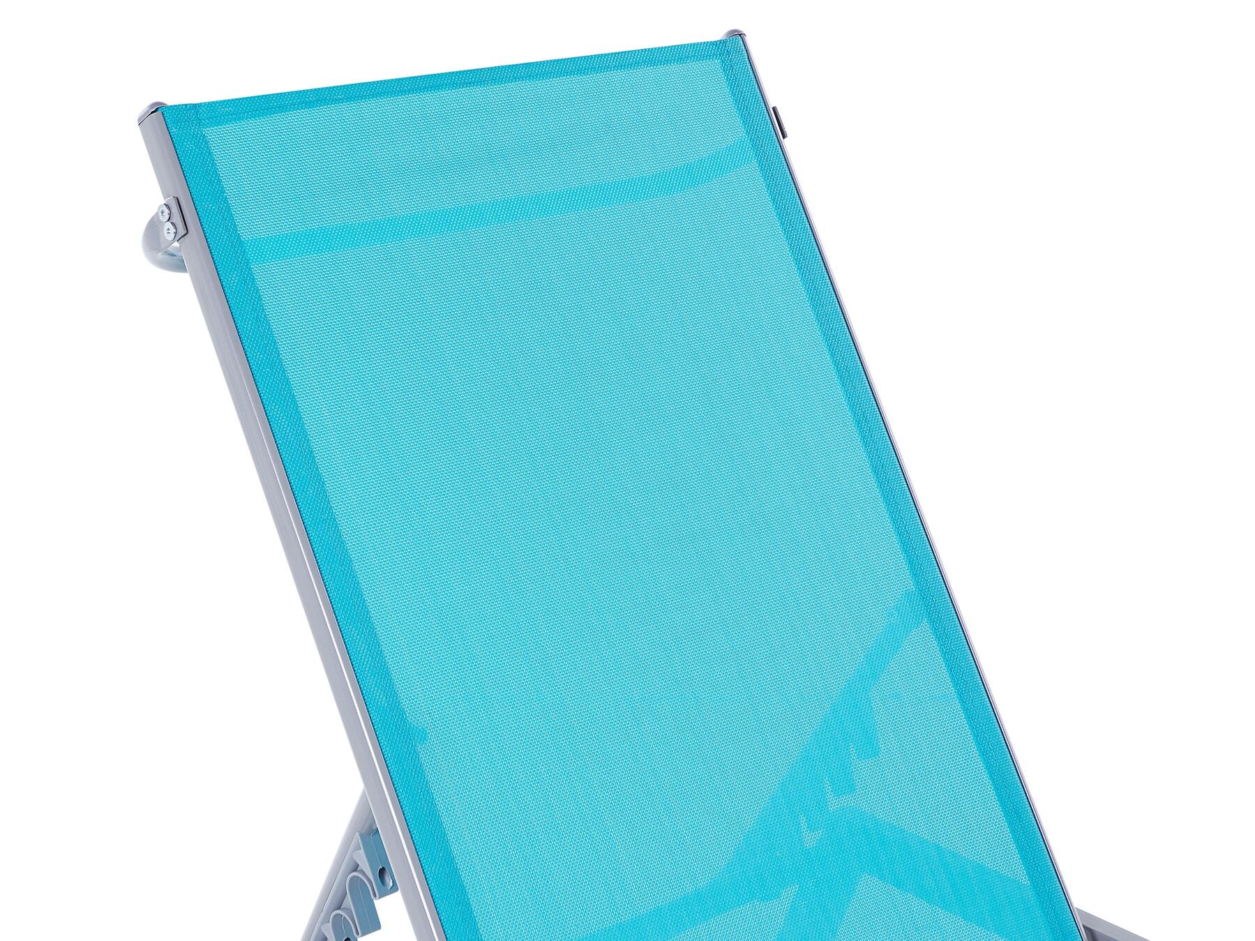 Steel Reclining Sun Lounger Blue NOLI