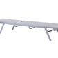 Steel Reclining Sun Lounger Grey NOLI