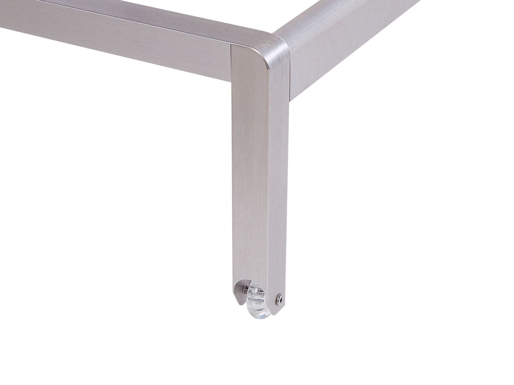 Aluminium Reclining Sun Lounger White FOSSATO