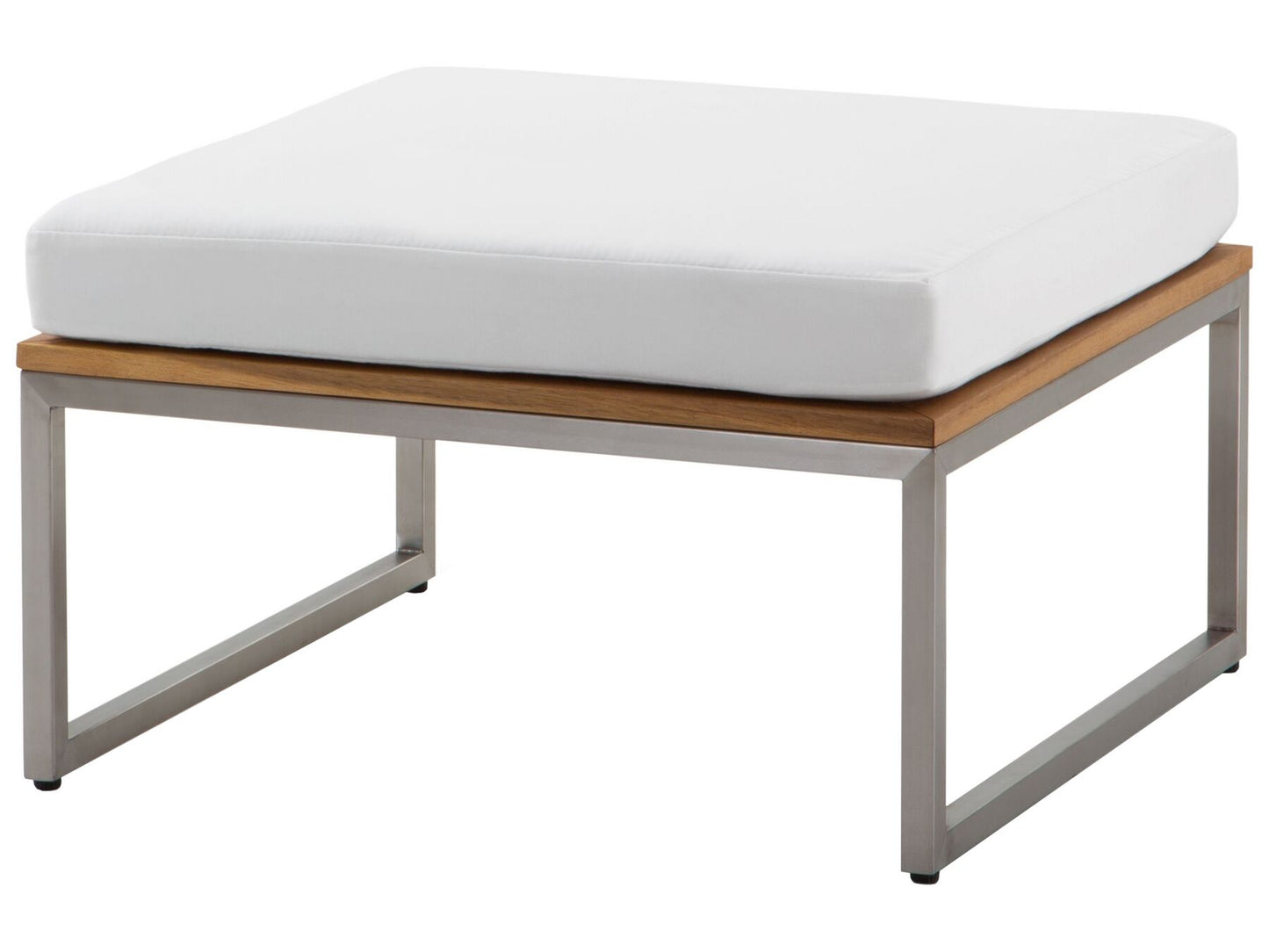 Garden Lounge Set with Table 4 Seater BERMUDA Acacia Wood Brown