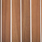 Garden Lounge Set with Table 4 Seater BERMUDA Acacia Wood Brown