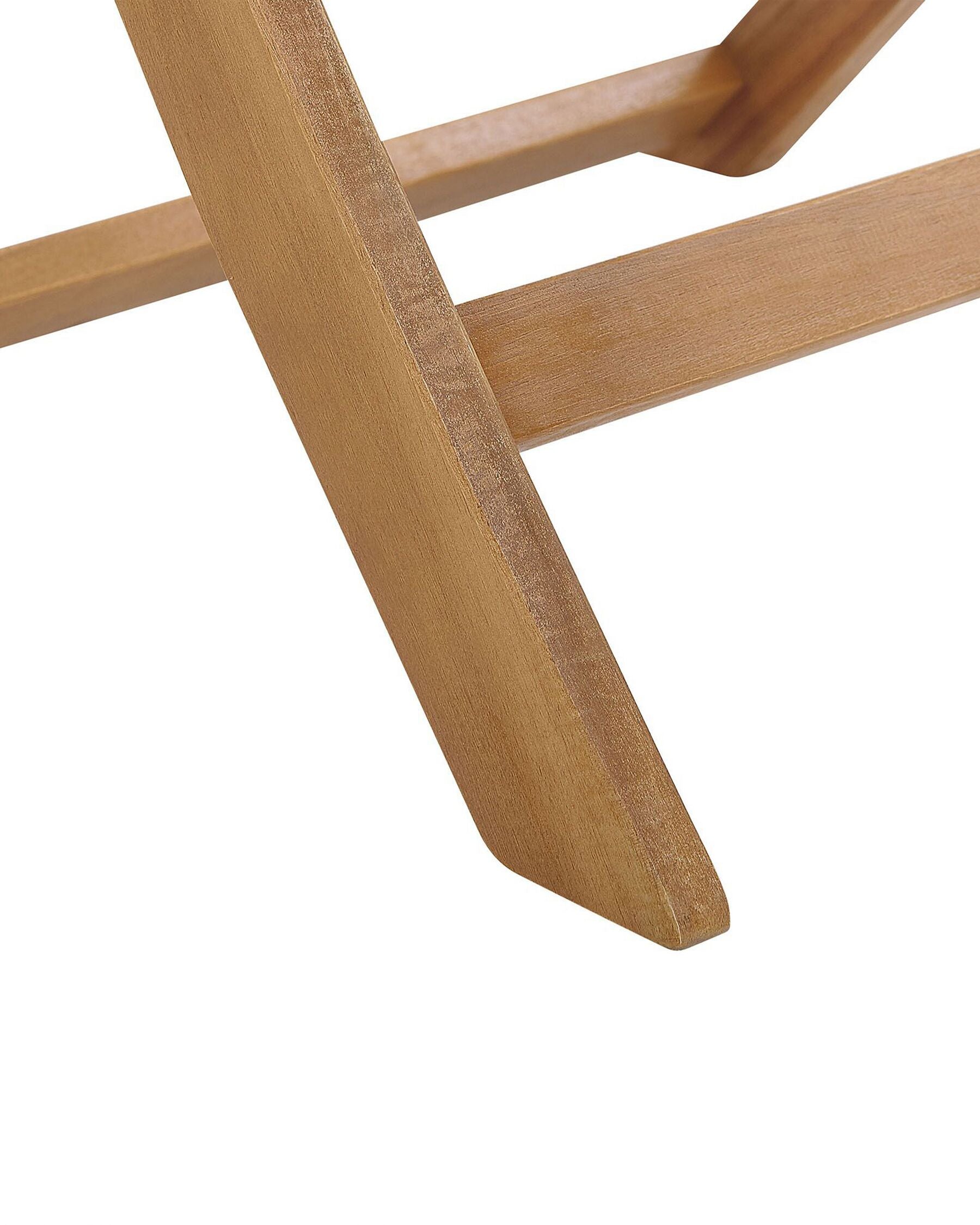 Set of 6 Garden Chairs TOLVE Acacia Wood Brown
