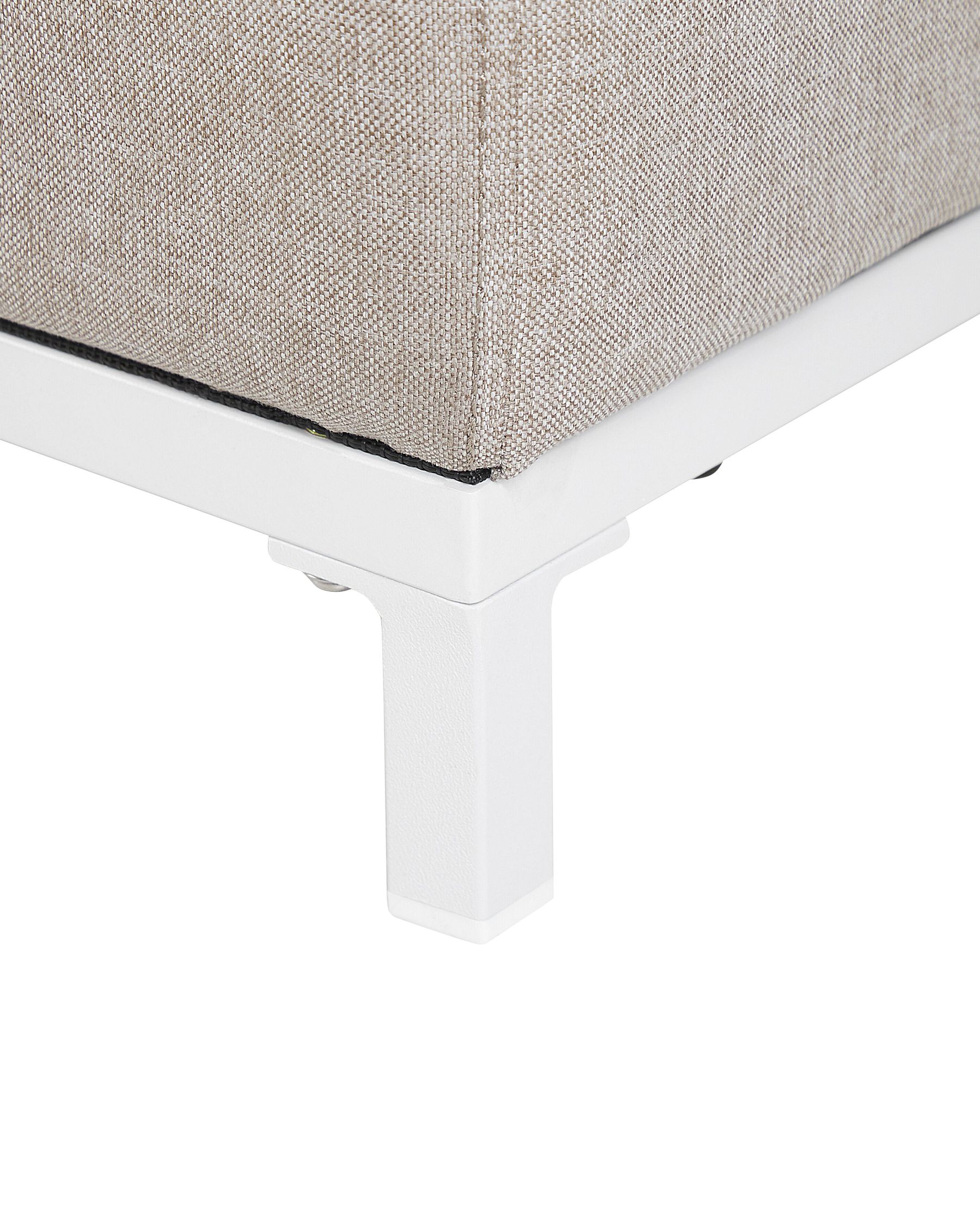Set of 2 Garden Armchairs ROVIGO Fabric Beige