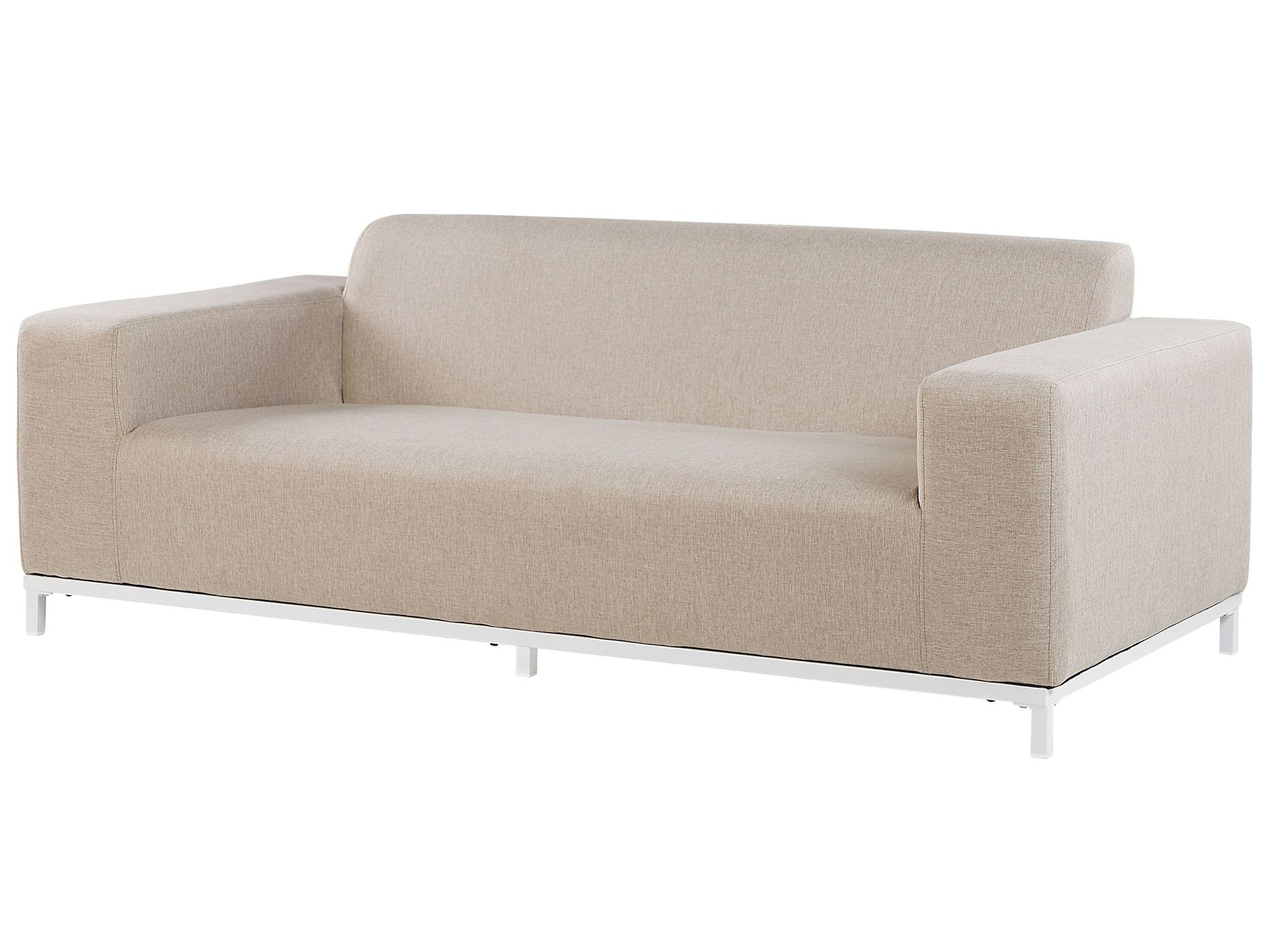 Garden Sofa Beige with White ROVIGO