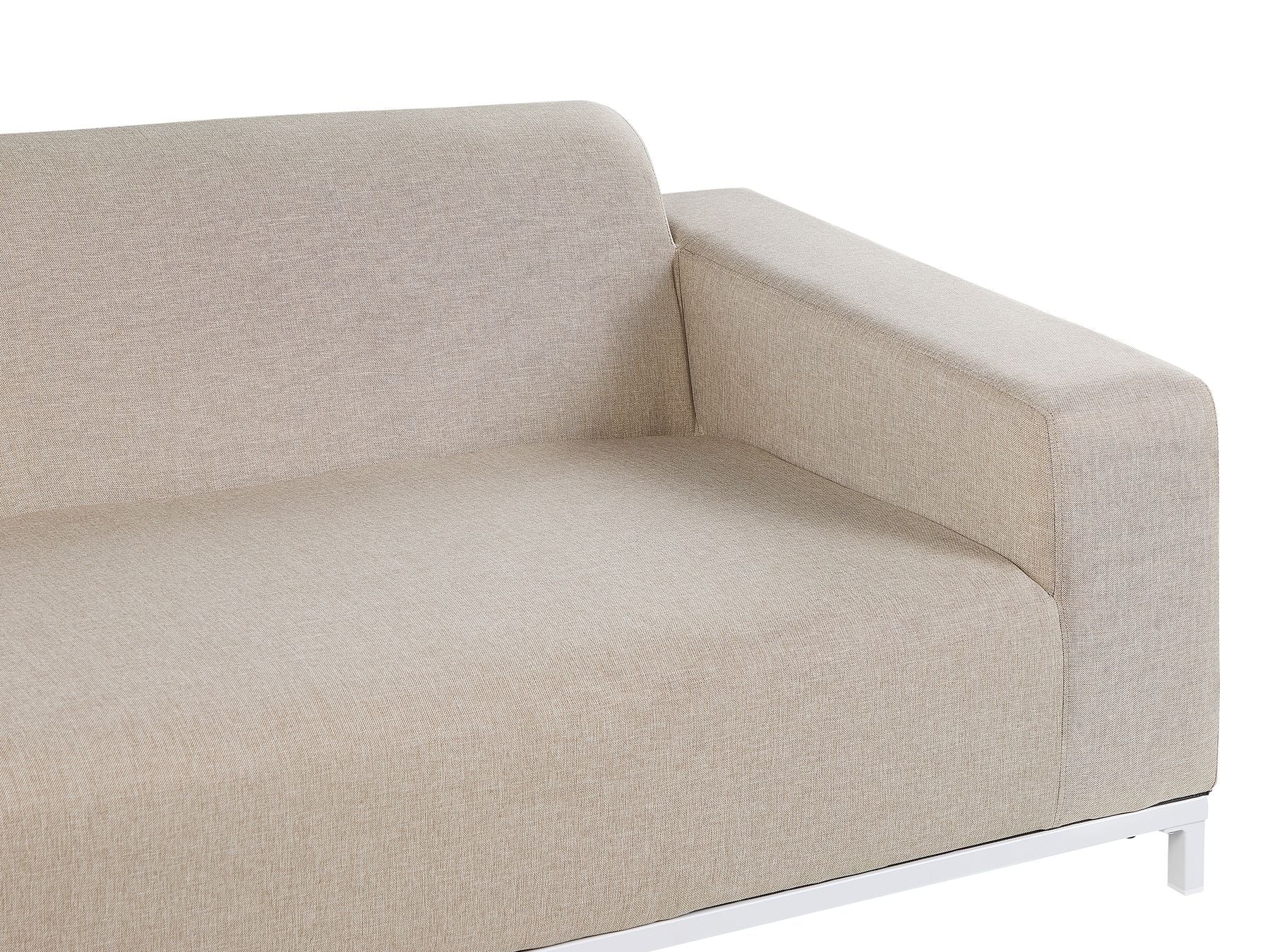Garden Sofa Beige with White ROVIGO