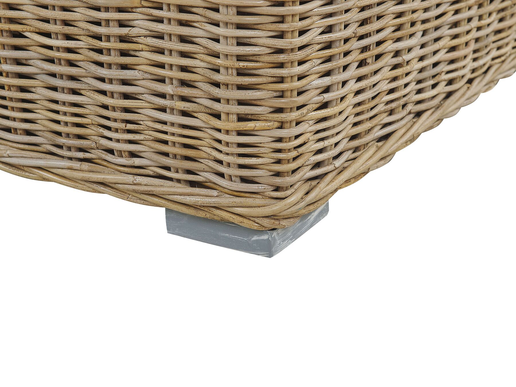 Garden Sofa 2 Seater ARDEA Rattan Light Brown