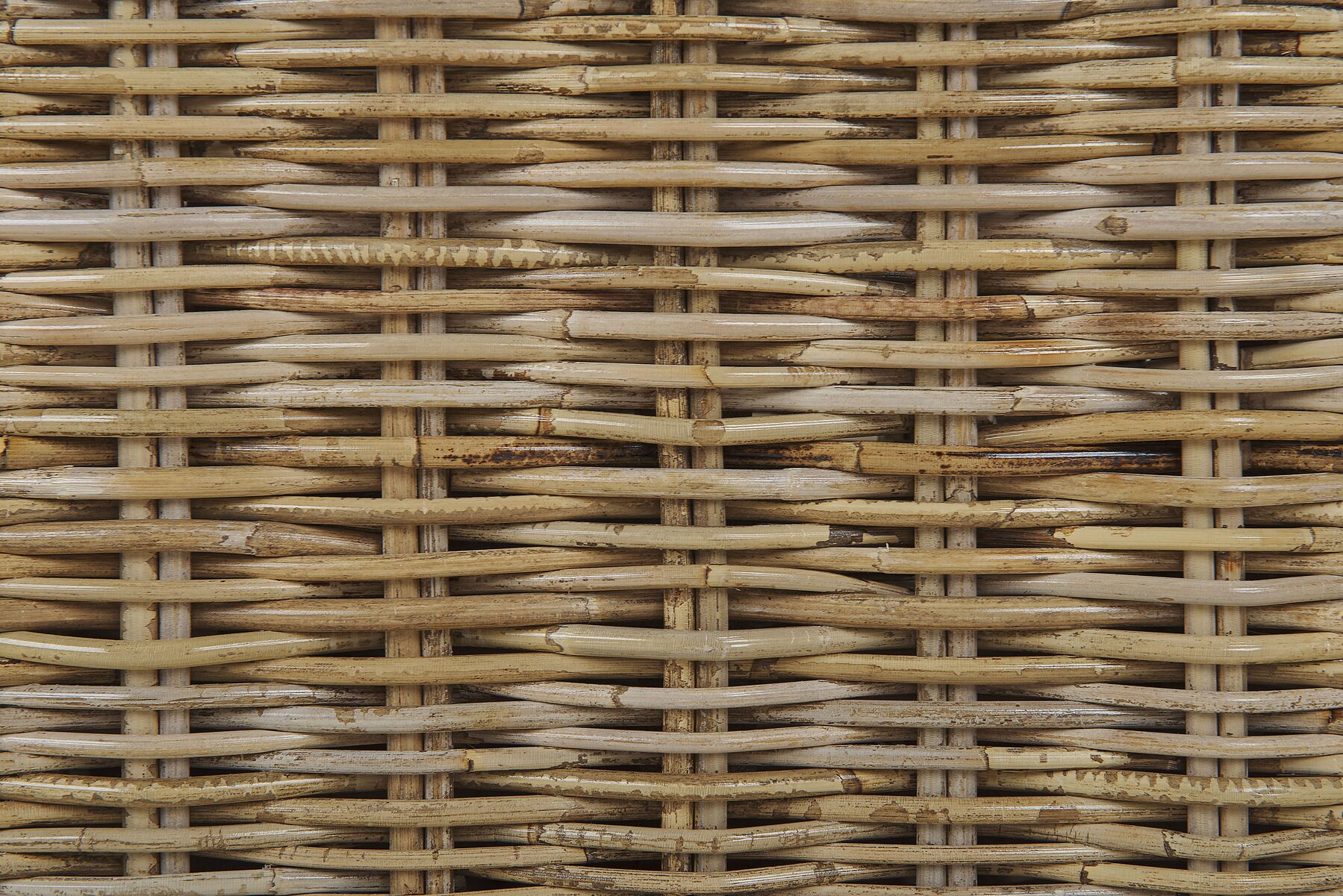 Garden Sofa 2 Seater ARDEA Rattan Light Brown