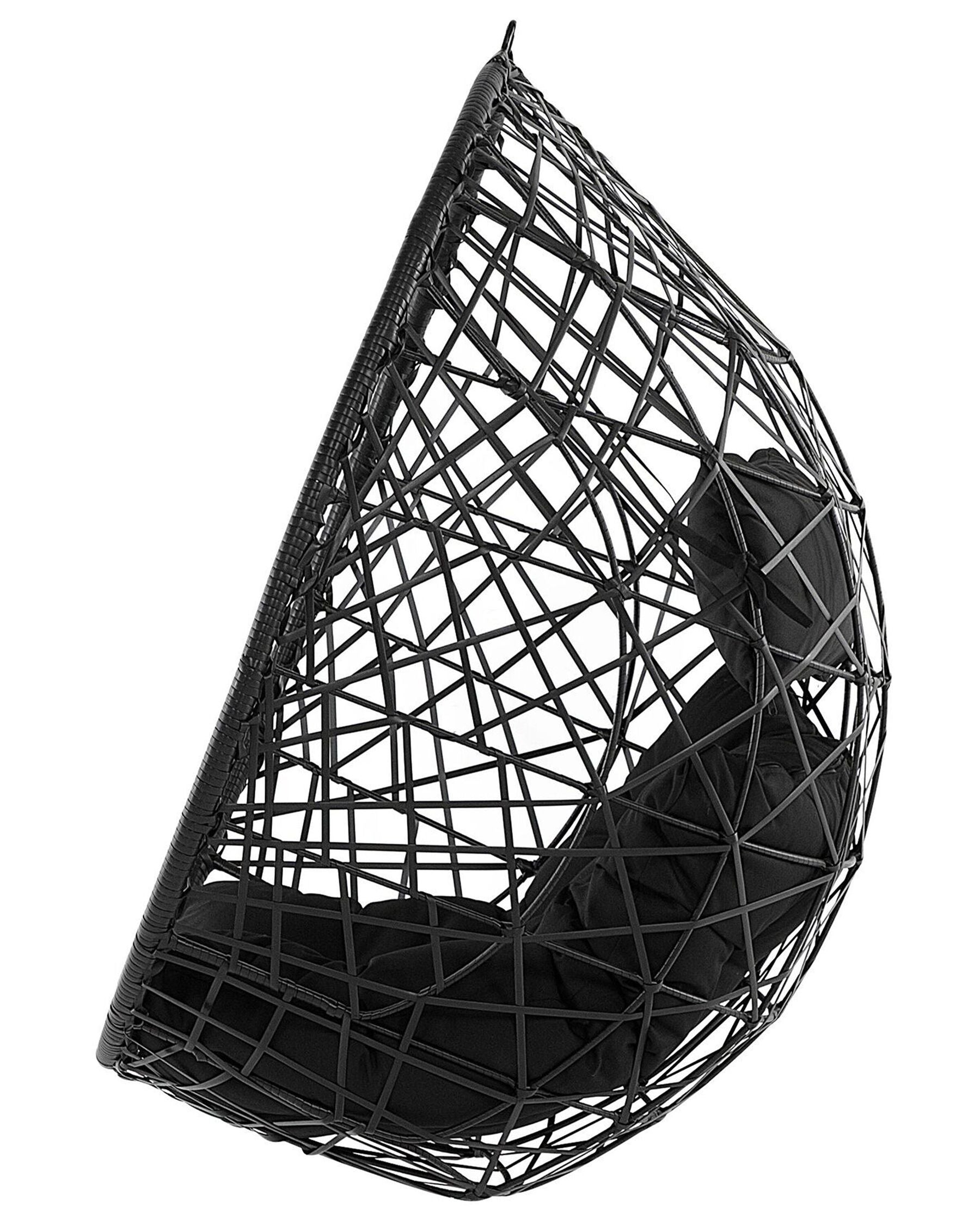 Hanging Chair ALATRI PE Rattan Black