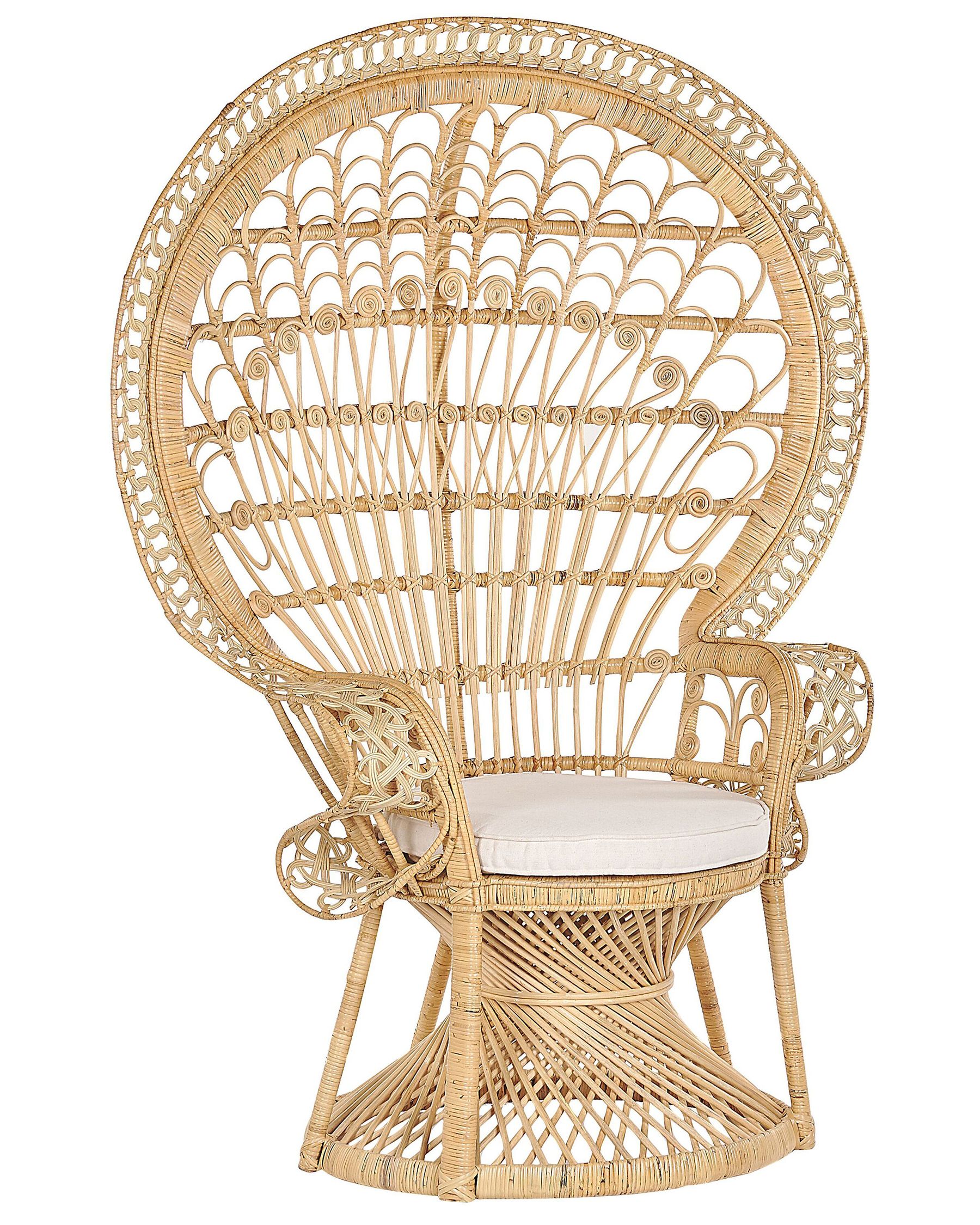 Peacock Chair EMMANUELLE Rattan Natural