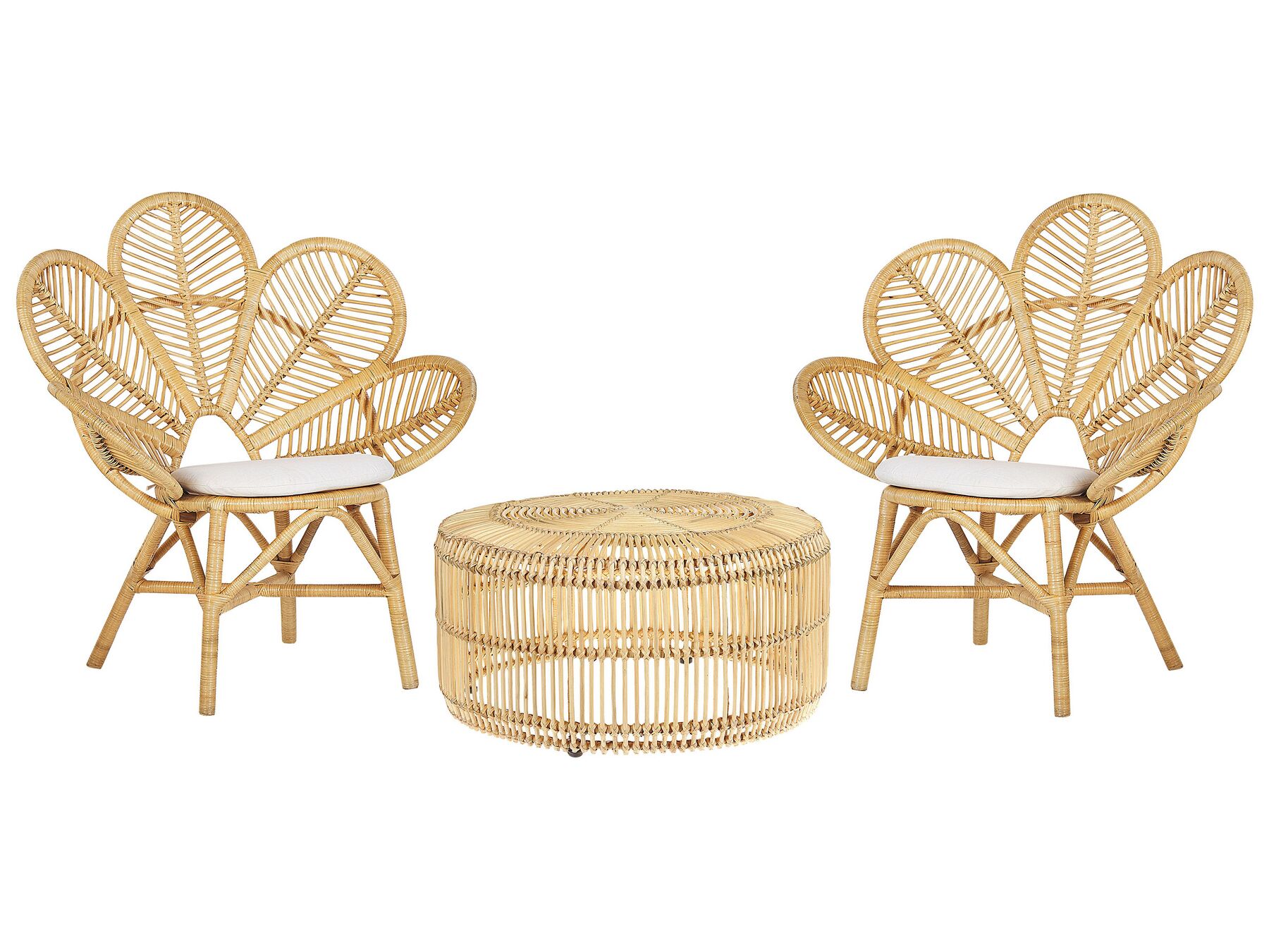 Peacock Chair FLORENTINE Rattan Natural