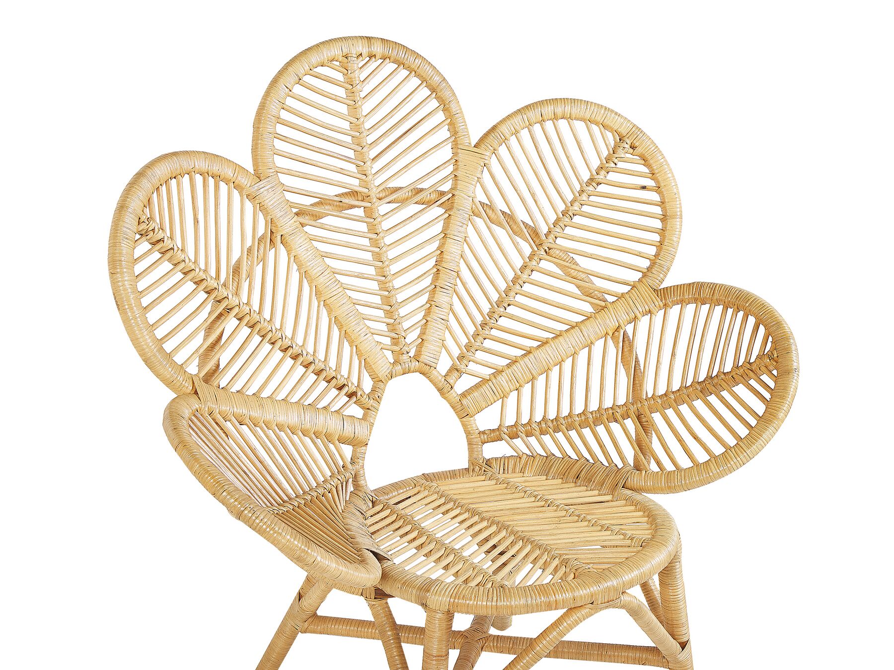 Bistro Set with Cushions FLORENTINE / LIMNI Rattan Beige