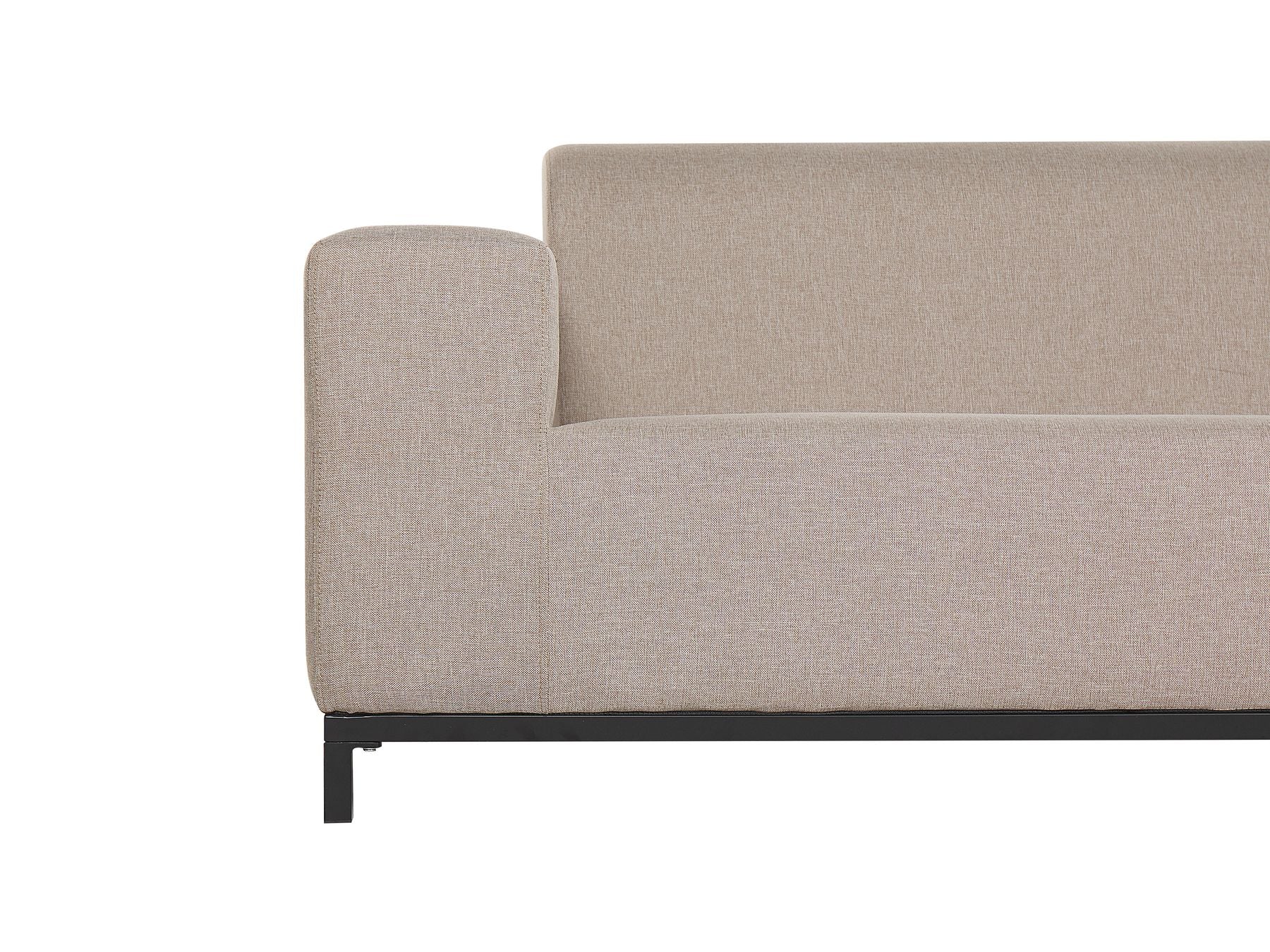 Garden Sofa Beige with Black ROVIGO