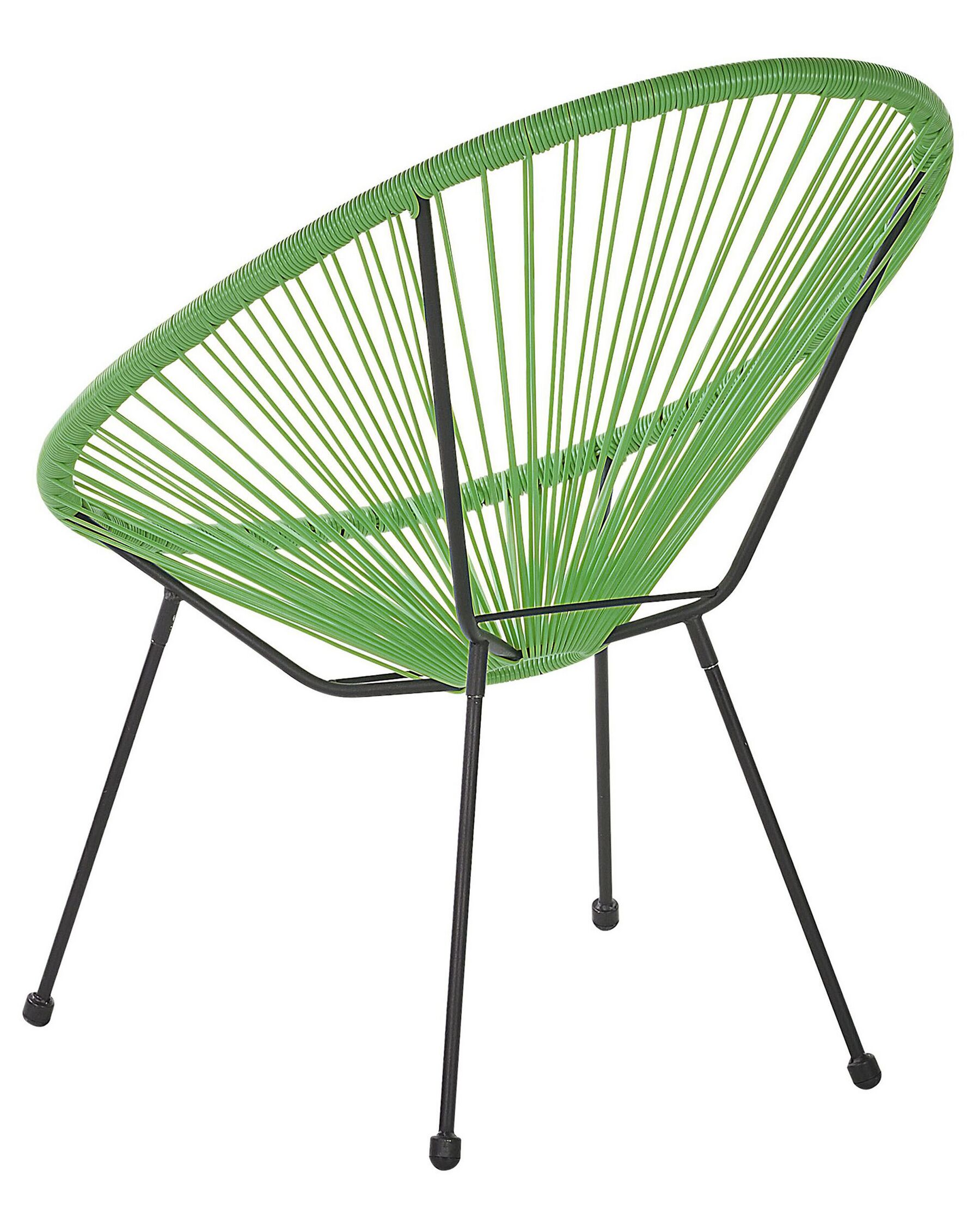 Garden Chair ACAPULCO II PE Rattan Green