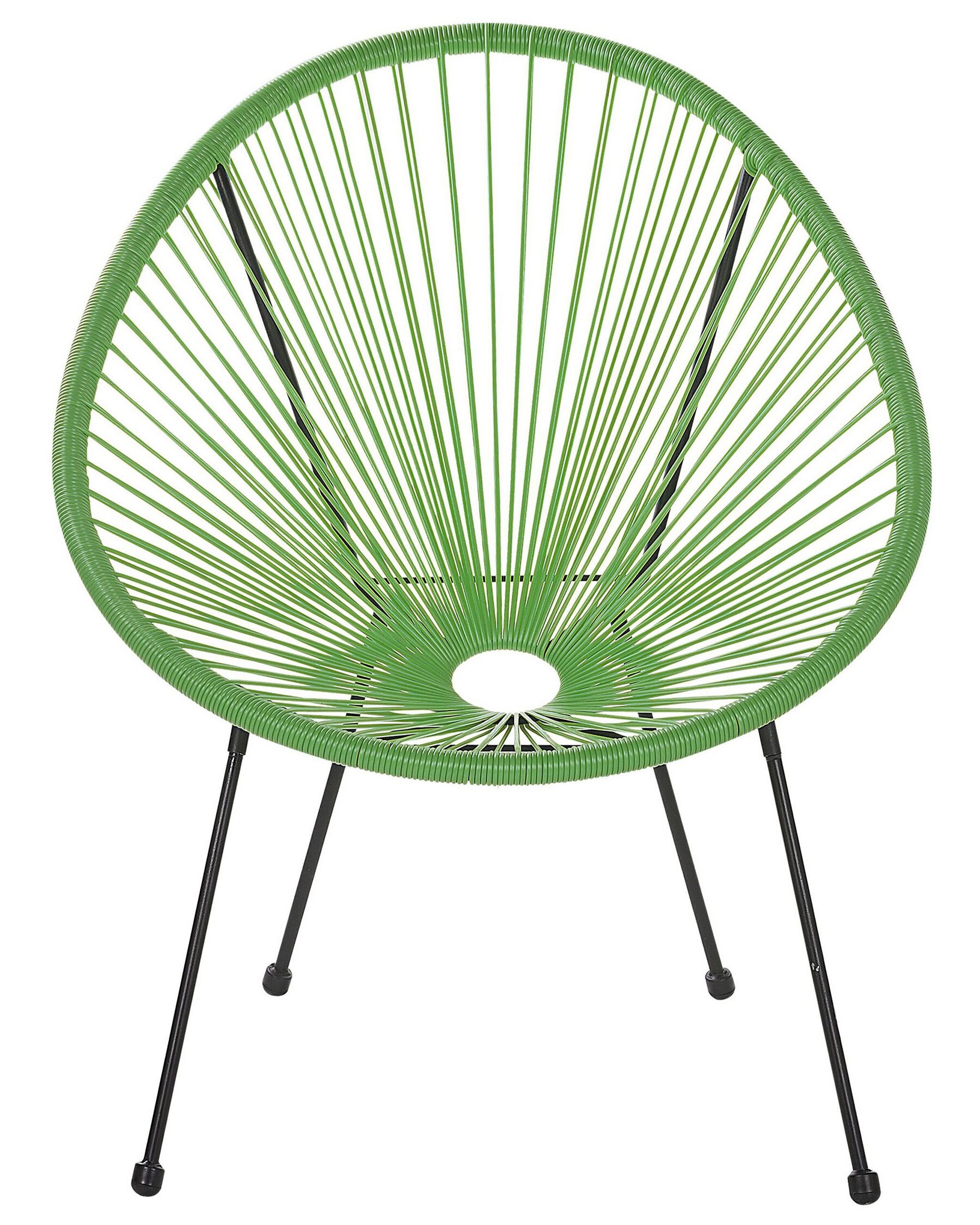 Garden Chair ACAPULCO II PE Rattan Green