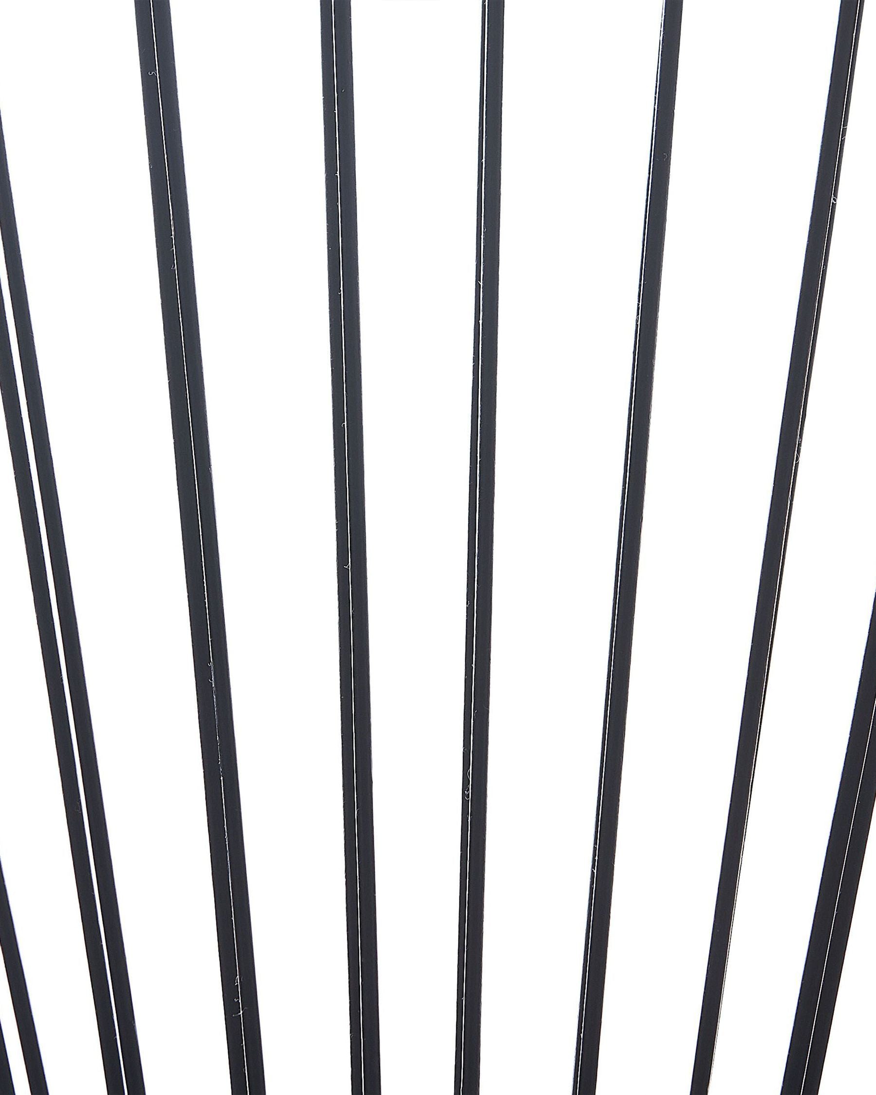 Set of 2 Garden Chairs ACAPULCO II PE Rattan Black
