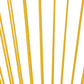 Set of 2 Garden Chairs ACAPULCO II PE Rattan Yellow