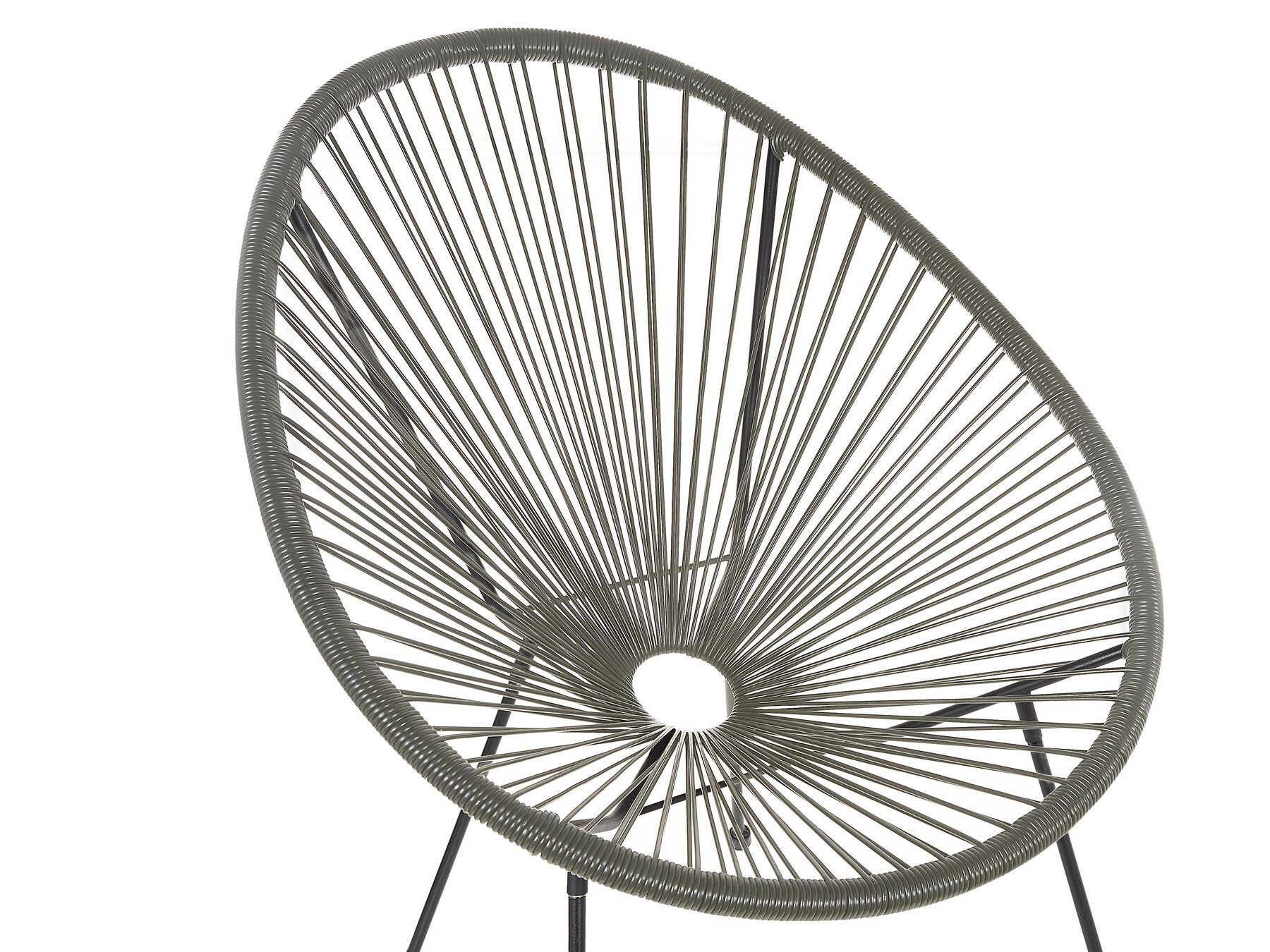 Bistro Set ACAPULCO II PE Rattan Dark Grey