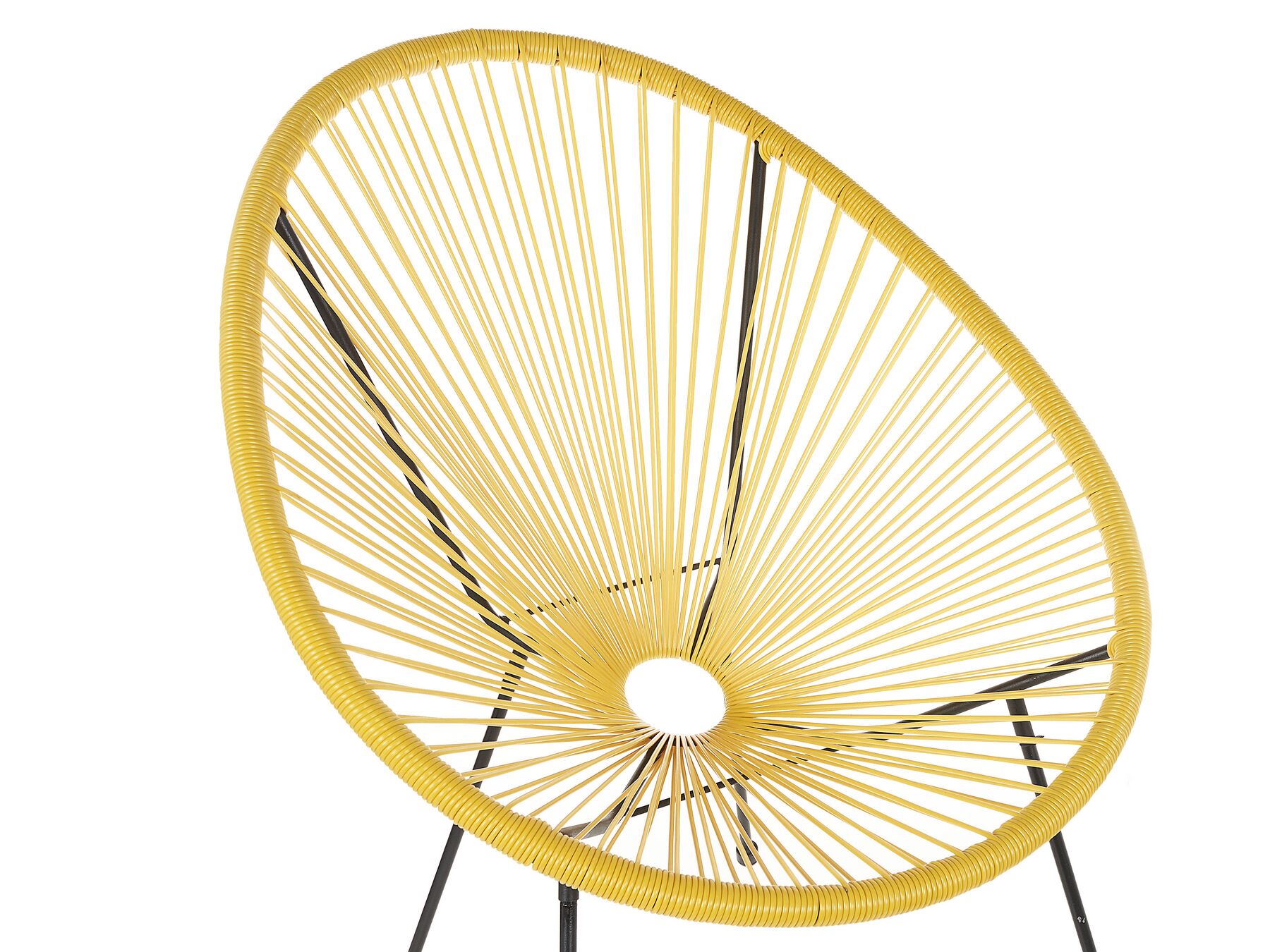 Bistro Set ACAPULCO II PE Rattan Yellow