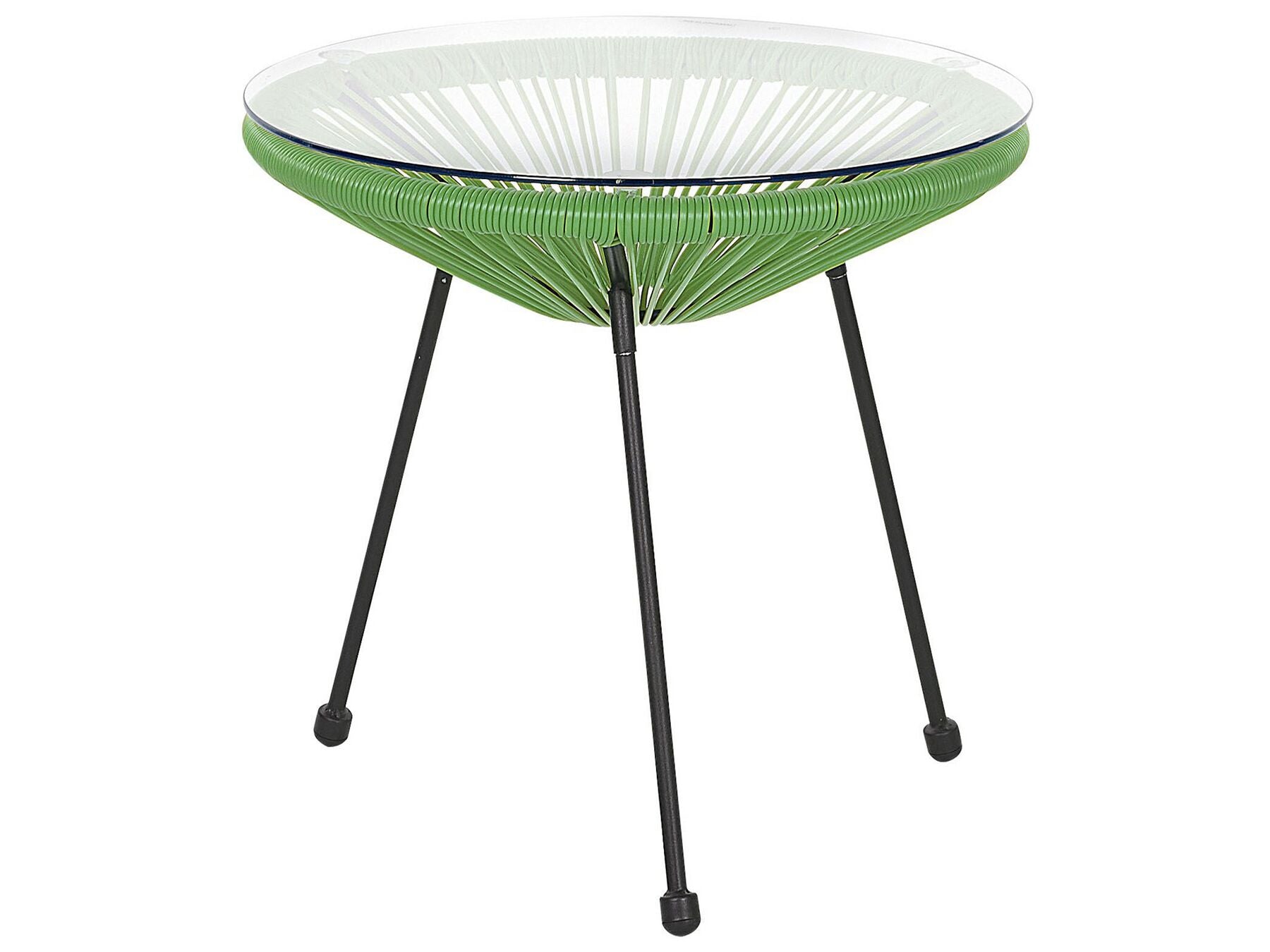 Bistro Set ACAPULCO II PE Rattan Green