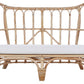 Garden Lounge Set with Table 4 Seater BRINDISI Rattan Natural