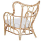 Garden Lounge Set with Table 4 Seater BRINDISI Rattan Natural