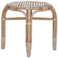 Garden Lounge Set with Table 4 Seater BRINDISI Rattan Natural