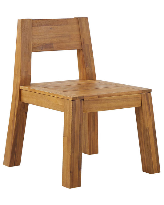 Garden Chair LIVORNO Acacia Wood Brown