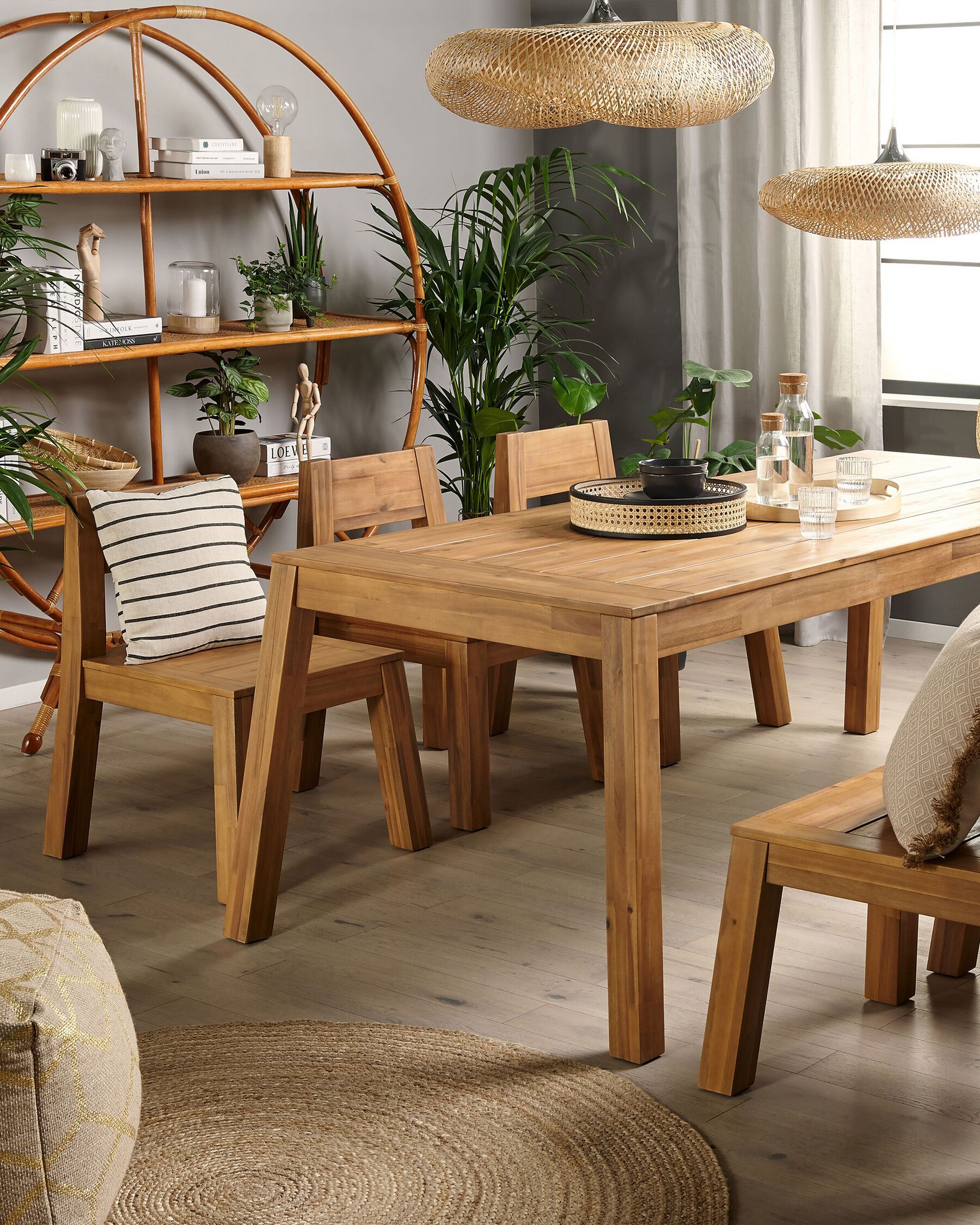 Garden Chair LIVORNO Acacia Wood Brown